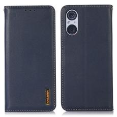 KHAZNEH KHAZNEH Sony Xperia 5 V Fodral RFID &Auml;kta L&auml;der Bl&aring;