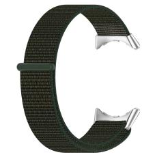  Google Pixel Watch / Watch 2 Nylon Loop Armband Milit&auml;r Gr&ouml;n