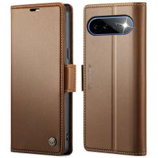 CASEME CASEME Google Pixel 11 Pro XL Fodral RFID L&auml;der Brun