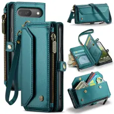 CASEME CASEME Google Pixel 10/10 Pro / 9/9 Pro Fodral L&auml;der Gr&ouml;n