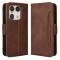  Motorola Edge 50 Ultra 5G Fodral Med Avtagbart Kortfodral Brun