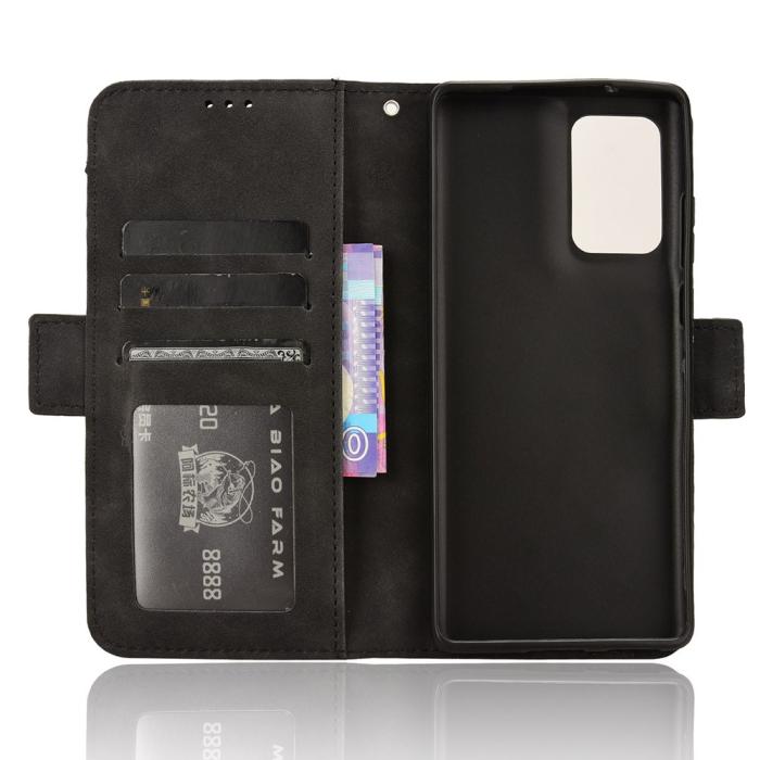Bild 5,  Motorola Edge 50 Fusion 5G Fodral Med Avtagbart Kortfodral Svart