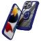  iPhone 16 Pro Max Skal Shockproof Ring Hybrid Blå