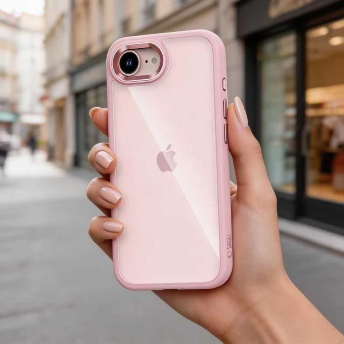 Bild 4, Tech-Protect Tech-Protect iPhone 17e / 16e Skal MagMat Rosa / Transparent