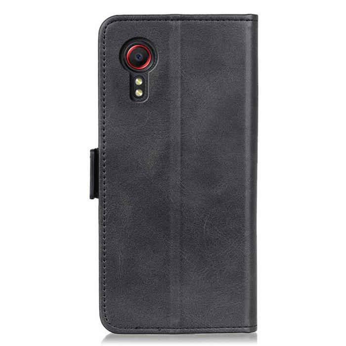 Bild 6,  Samsung Galaxy Xcover 7 Fodral Läder Svart