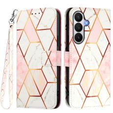  Samsung Galaxy S26 Fodral Marmor Rosa / Vit