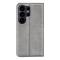  Samsung Galaxy S26 Ultra Fodral Flip Skin Touch Läder Grå