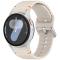  Galaxy Watch 5/5 Pro/6/7/FE Armband Silikon Wave Design Beige
