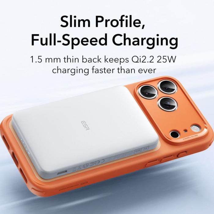 Bild 3, ESR ESR iPhone 17 Pro Max Skal MagSafe Classic Hybrid Frosted Orange