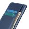 Samsung Galaxy A72 - Nit Dekor Läder Fodral - Blå