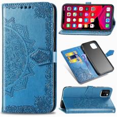  iPhone 11 - Pl&aring;nboksfodral Mandala - Bl&aring;