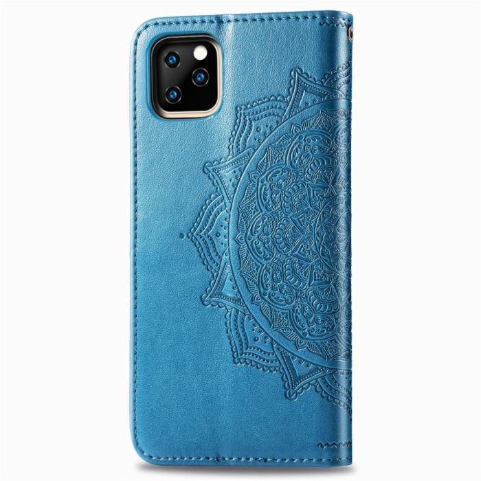 Bild 5,  iPhone 11 - Plånboksfodral Mandala - Blå