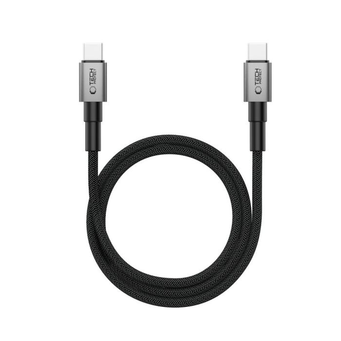 Bild 3, Tech-Protect Tech-Protect 1m 100W/5A PD USB-C-USB-C Kabel UltraBoost MagTwist