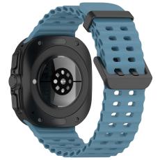 Galaxy Watch Ultra (2025) / 47 mm Armband Wave Design Bl&aring;