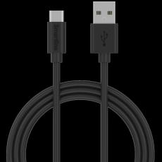 Smartline Smartline 2m 3A USB-C Laddningskabel Svart