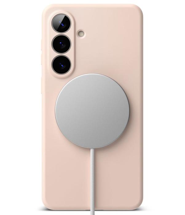 Bild 4, Ringke Ringke Samsung Galaxy S26 Skal MagSafe Silicone Pink Sand