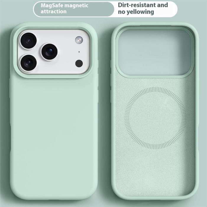 Bild 2,  iPhone 17 Pro Skal MagSafe Liquid Silikon Grön