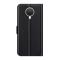  Nokia G10 / G20 Fodral Litchi Läder Svart
