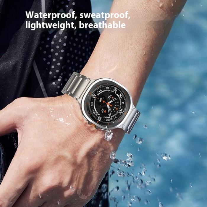 Bild 6,  Samsung Galaxy Watch 8 46/44/40 mm Armband Metall Silver
