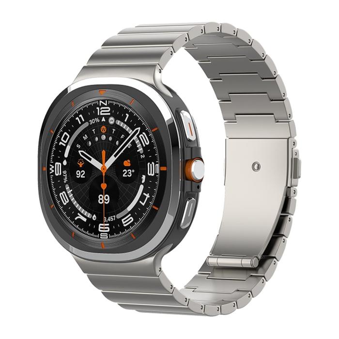 Bild 2,  Samsung Galaxy Watch 8 46/44/40 mm Armband Metall Titanium