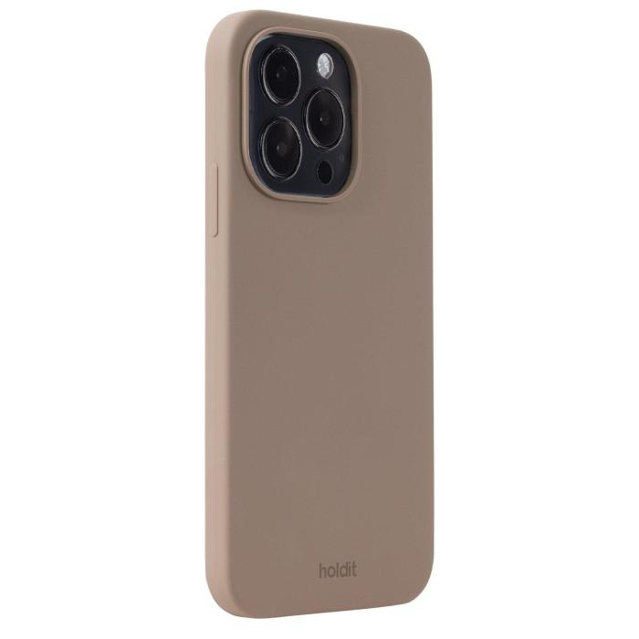 Bild 2, holdit holdit iPhone 15 Pro Mobilskal Silikon Mocha Brown