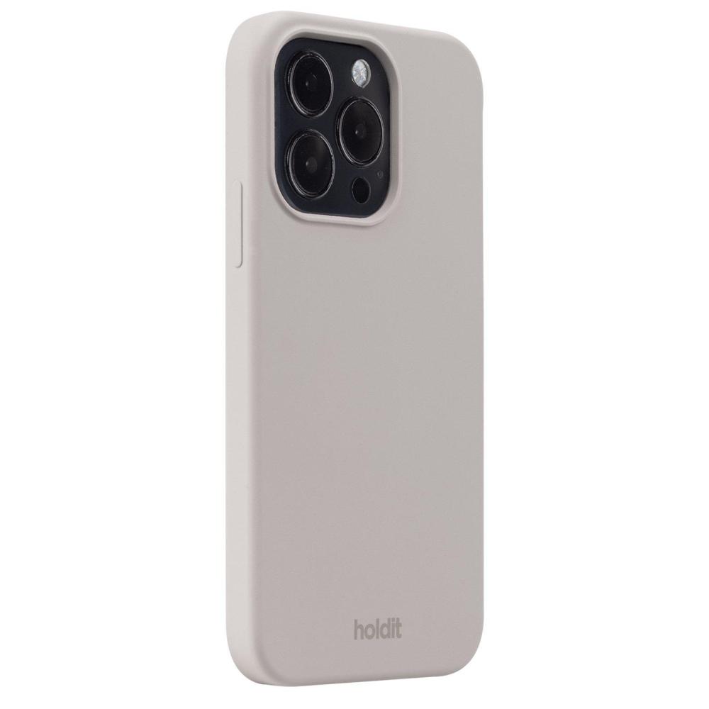 holdit holdit iPhone 15 Pro Mobilskal Silikon Taupe