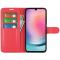  Samsung Galaxy A16 Fodral Litchi Läder Röd