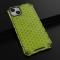  iPhone 15 Plus Skal Honeycomb Shockproof Grön