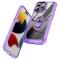  iPhone 16 Pro Max Skal Shockproof Ring Hybrid Lila