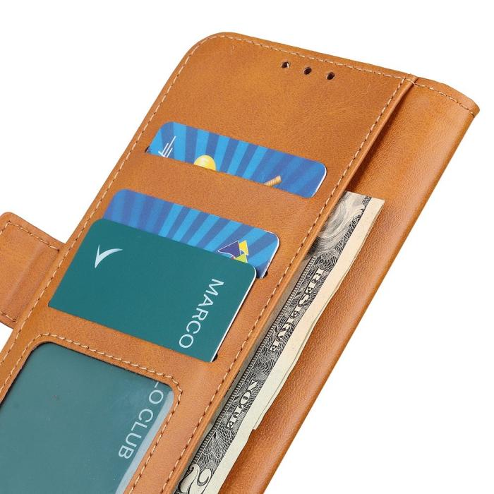 Bild 4,  Samsung Galaxy Xcover 7 Fodral Läder Ljus Brun