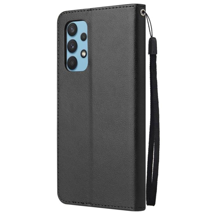Bild 6,  Samsung Galaxy A04s / A13 4G/5G Fodral Solid Läder Svart