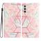  Samsung Galaxy S25 Plus Fodral Med Tryck Rosa Marmor