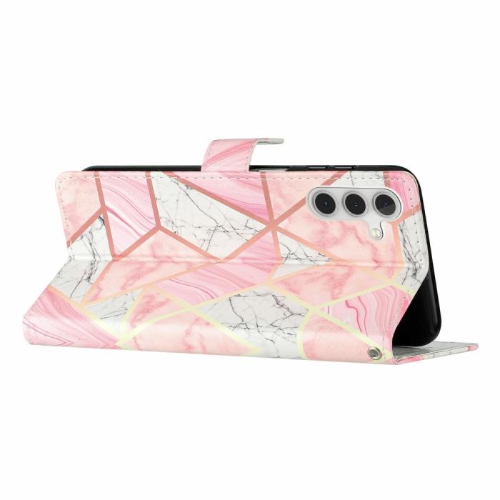 Bild 3,  Samsung Galaxy S25 Plus Fodral Med Tryck Rosa Marmor