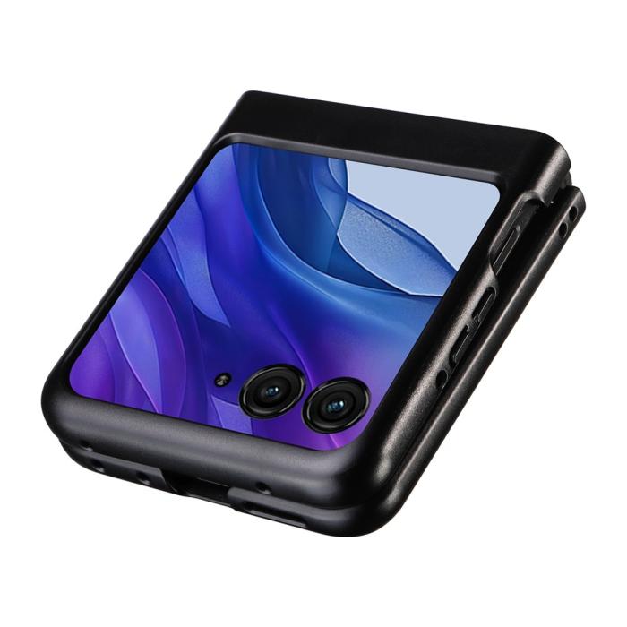 Bild 6,  Motorola Razr 60 / 50 5G Skal Litchi Textur Svart