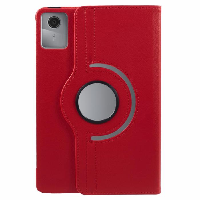 Bild 2,  Lenovo Tab M11 Fodral 360° Rotation Röd