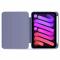  iPad Mini 2024/2021 Fodral Slim Tri-Fold Pennhållare Lila