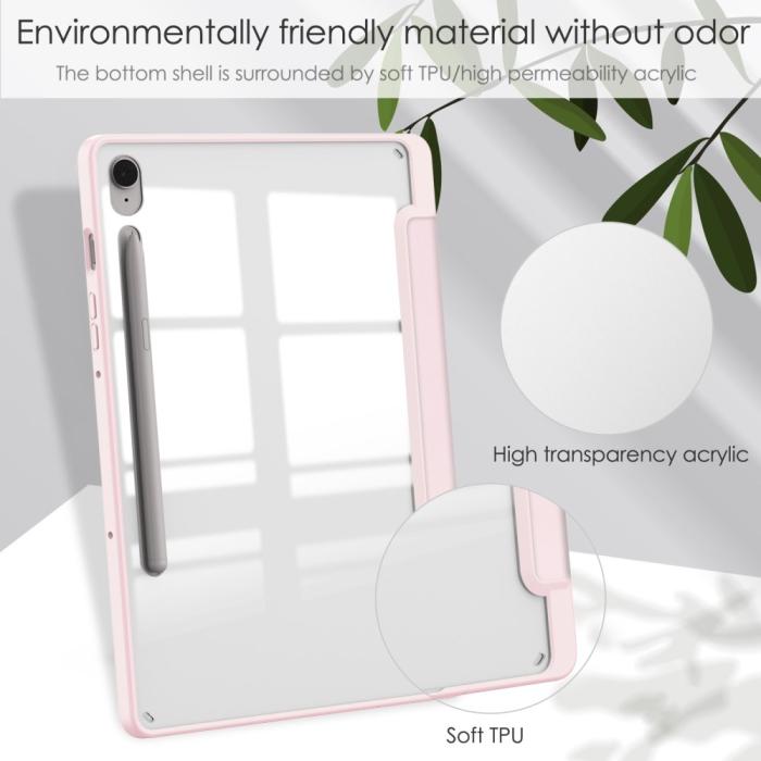 Bild 6,  Galaxy Tab S9 FE Fodral Hybrid Pennhållare Rosa