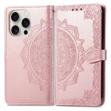  iPhone 16 Pro Max Fodral Mandala L&auml;der Ros&eacute;guld
