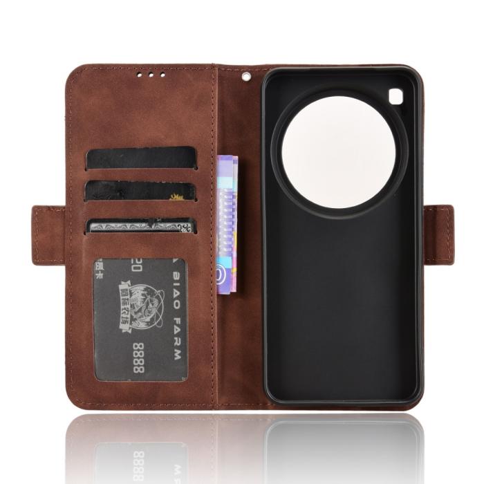 Bild 5,  Xiaomi 15 Ultra Fodral Med Avtagbart Kortfodral Brun