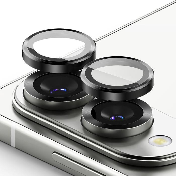Bild 2, Ringke Ringke Samsung Galaxy S25 Edge Linsskydd Härdat Glas Svart
