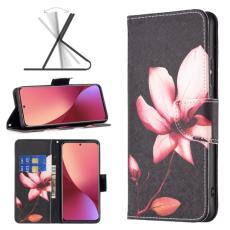  Xiaomi 12 Fodral Med Tryck Rosa Blomma
