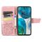  Motorola Moto G52/G82 Fodral Fjäril Tryck Roséguld
