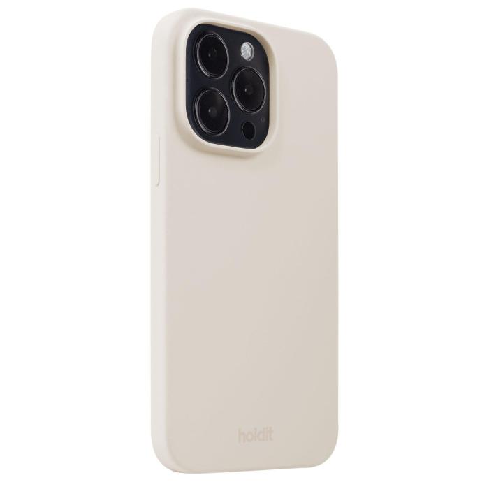 Bild 2, holdit holdit iPhone 15 Pro Mobilskal Silikon Light Beige