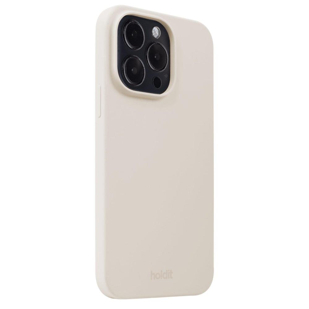 holdit holdit iPhone 15 Pro Mobilskal Silikon Light Beige