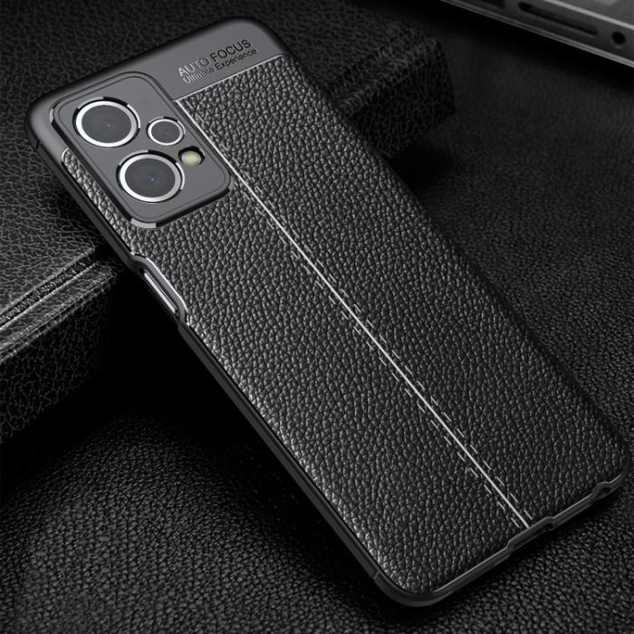 Bild 2,  OnePlus Nord CE 2 Lite 5G Skal Litchi Textur Svart