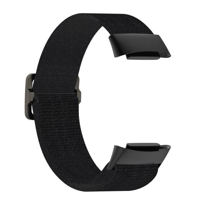 Bild 4,  Fitbit Charge 6 / 5 Armband Justerbart Nylon Svart