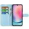  Samsung Galaxy A16 Fodral Litchi Läder Blå
