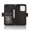  Motorola Edge 50 Ultra 5G Fodral Med Avtagbart Kortfodral Svart