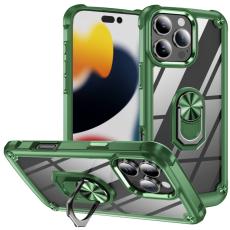  iPhone 16 Pro Max Skal Shockproof Ring Hybrid Gr&ouml;n