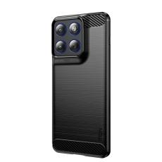MOFI MOFI Motorola Edge 70 Skal Borstad St&aring;l Textur Svart